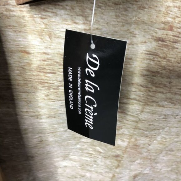 De La Creme 16 US 1201 Double Breasted Trench Coat - Picture 5 of 8